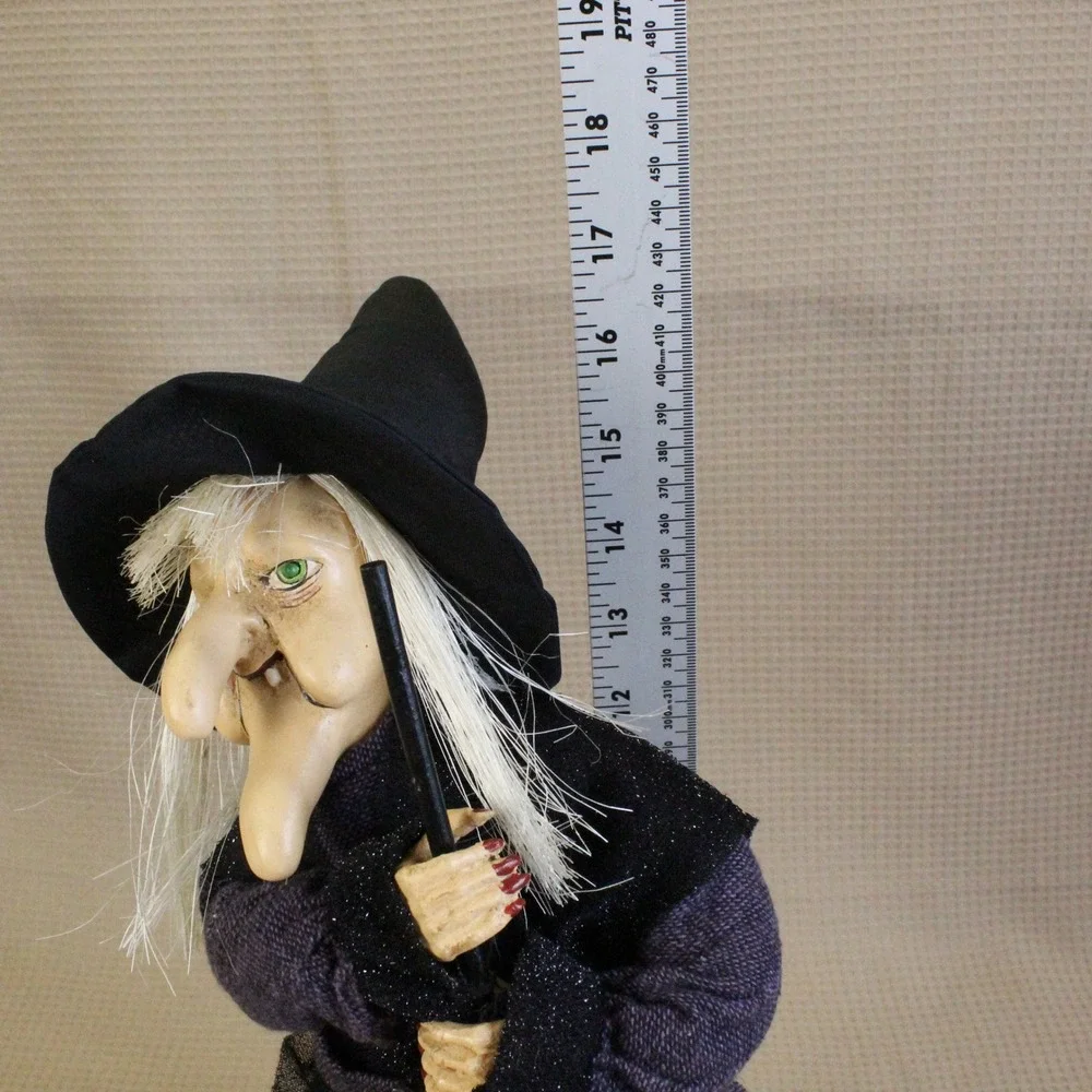 Vintage Halloween Witch Doll 18